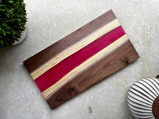 Walnut and Epoxy Charcuterie Board