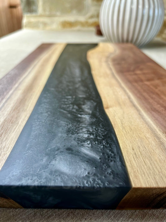 Walnut and Epoxy Charcuterie Board